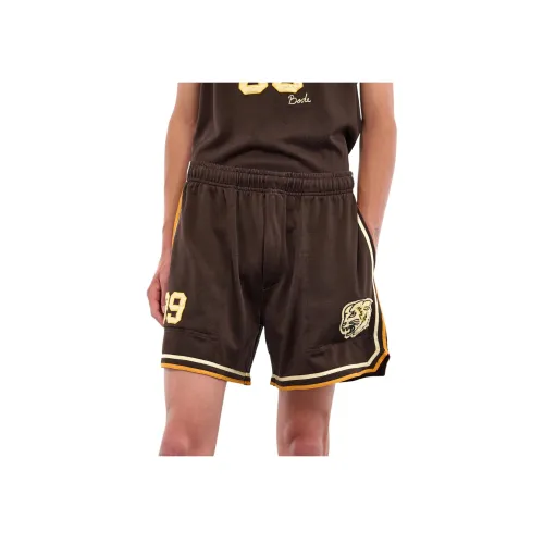 Bode Коричневые Мужские Повседневные Шорты