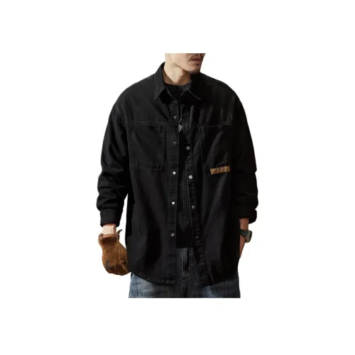 GUISE Зимняя рубашка свободный крой унисекс