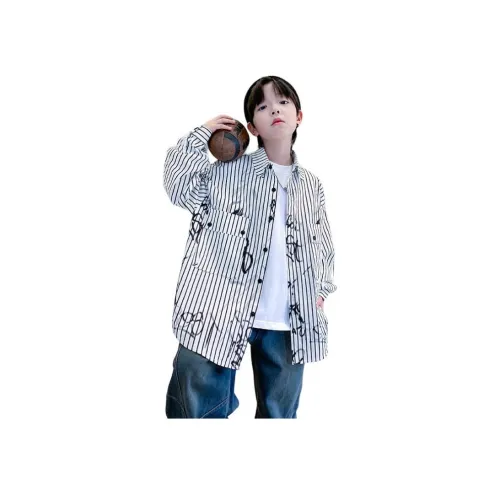 EASTERN CAMEL Белые полосы Kids Повседневные рубашки