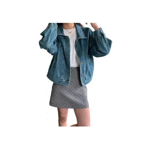 Hirono Journal Весенний Осенний Деним Куртка Женская