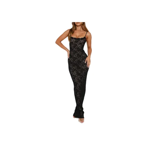 WHITE FOX Still HER Кружевной макси-платье Slip Платье Женское