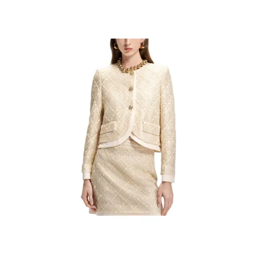 KARL LAGERFELD SS25 Куртки и Пальто Женские Экрю