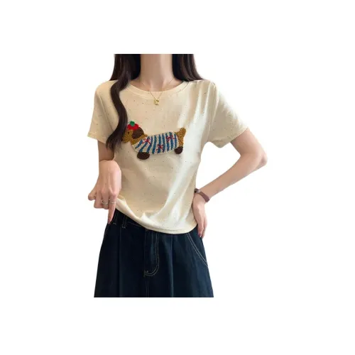 PA Абрикосовый топ Женские T-рубашки