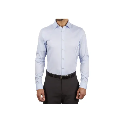 Calvin Klein Мужские Синие Рубашки