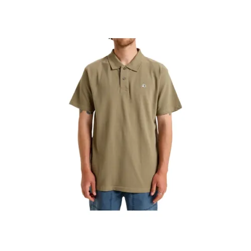 Quiksilver Мужская Поло Коричневого цвета