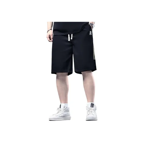 Trendy Customer Черные Штаны на колено Мужские Повседневные Шорты