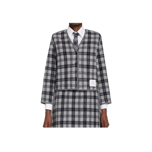 THOM BROWNE Светло-серый Женские Трикотаж