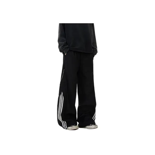 PISYPOX Повседневные брюки Унисекс Черный