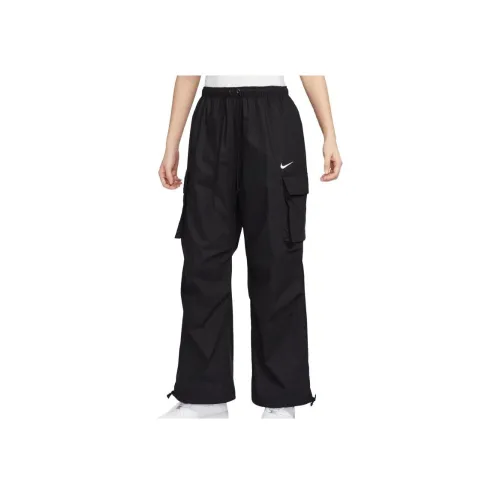 NIKE Sportswear Черные Женские Повседневные Брюки