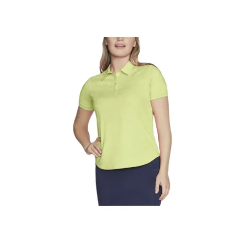 Skechers GO DRI SWIFT Поло Женские Лайм