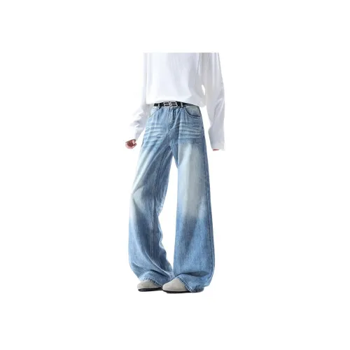 ZYKY Синий Унисекс Джинсы