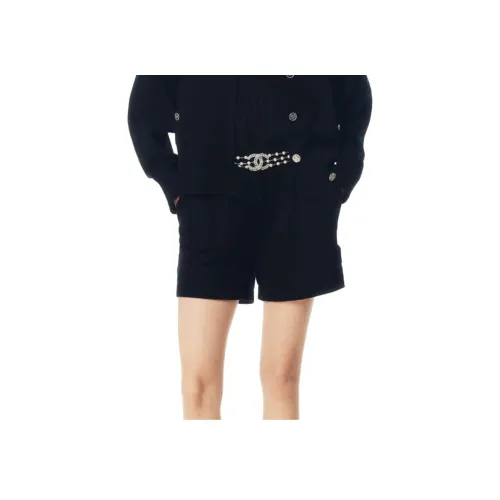 CHANEL 25P Spring Summer Preview Коллекция Повседневные шорты Женские Черный