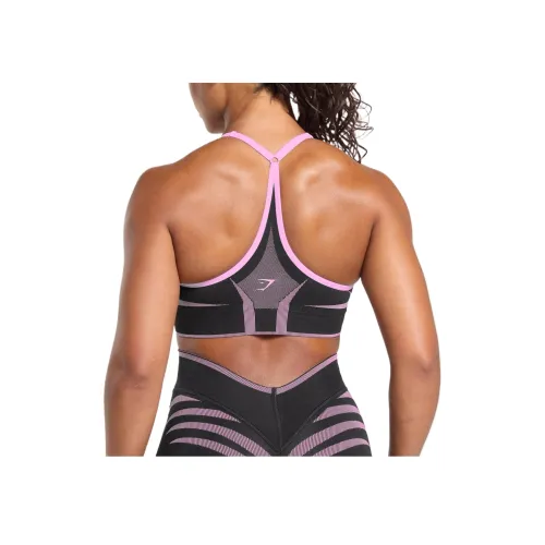 GYMSHARK Черно-фиолетовый Женское спортивное белье