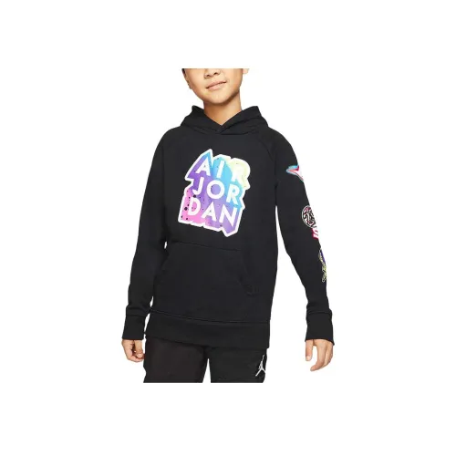 Nike x Jordan Свитшот Черный Подростки