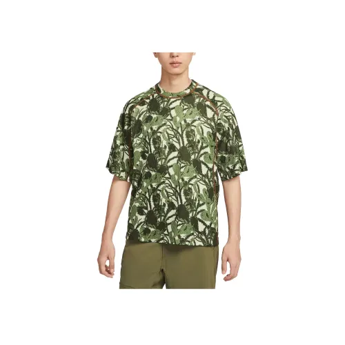 Nike Dri Fit ADV Светлый хаки/Хаки/Коричневый/белый Мужская футболка