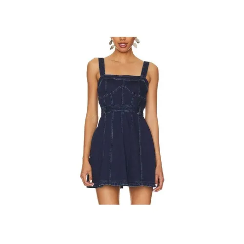 FREE PEOPLE Темно-синий Женские Слиплатья