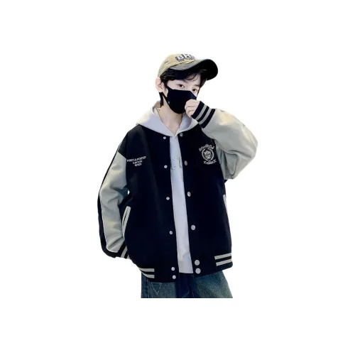 ЮЙЧЖАОЛИНЬ Черные школьные бейсбольные жилеты