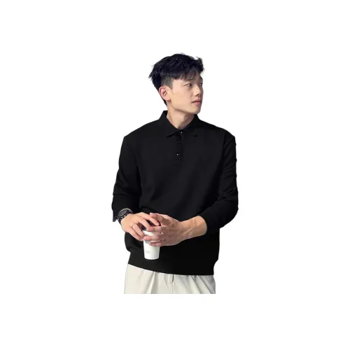 XUBAIHUO Черное Унисекс Поло