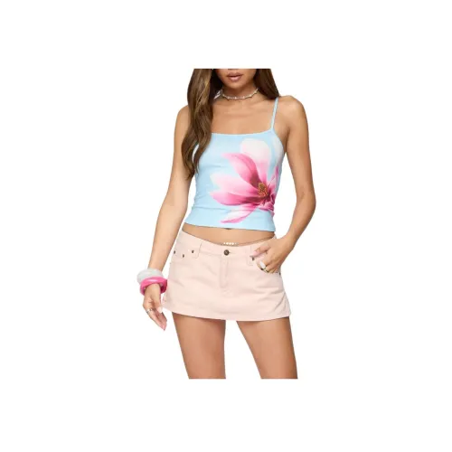 Edikted Ashe Цветочный дизайн Майка Топ на бретелях Женские