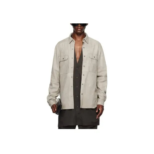 RICK OWENS Белый Мужской Куртки