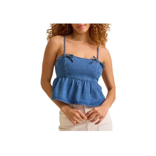 ALTAR'D STATE Lakin Babydoll Арочный ремень Танк-топ с бретелями Женские