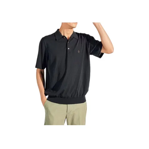 Munsingwear Мужская черная поло