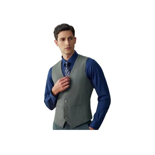 BUSYCON Серый Мужской Жилеты