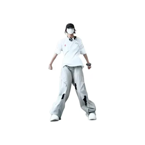 MORii Blue Unisex Jeans MORii Синий Унисекс Джинсы