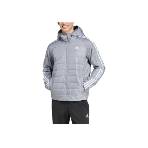 Adidas Essentials Insulated С капюшоном Hybrid Куртка Куртки Пальто Мужской Серый