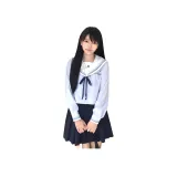 Туманный длинный рукав топ (включает шнурок)