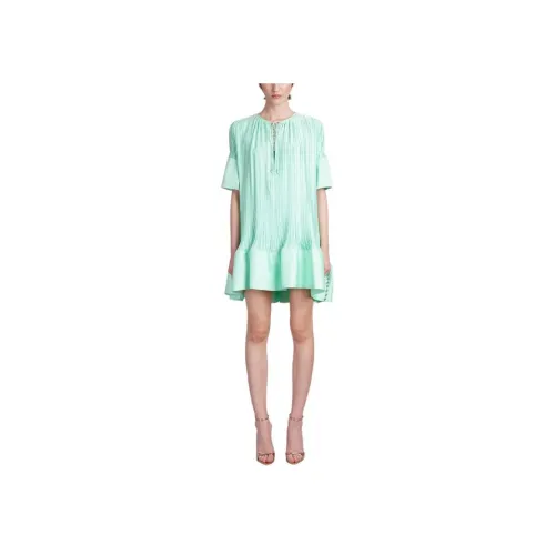 Lanvin Blue Женские Короткие Платья с Рукавами