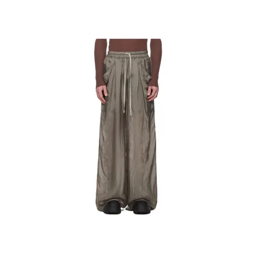 RICK OWENS совместный бренд Тауповые Мужские Повседневные Брюки