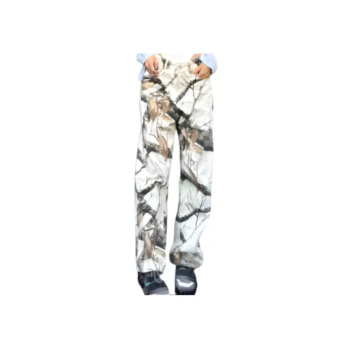 YGHOME OFFICIAL Белый Унисекс Джинсы