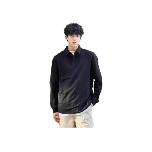 XUBAIHUO Черное Унисекс Поло