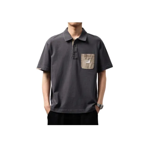 GUISE Летнее Поло Унисекс Серый