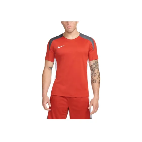 nike Dri FIT Strike Короткий рукав Football Топ Футбол Джерси Мужской Дракон Красный
