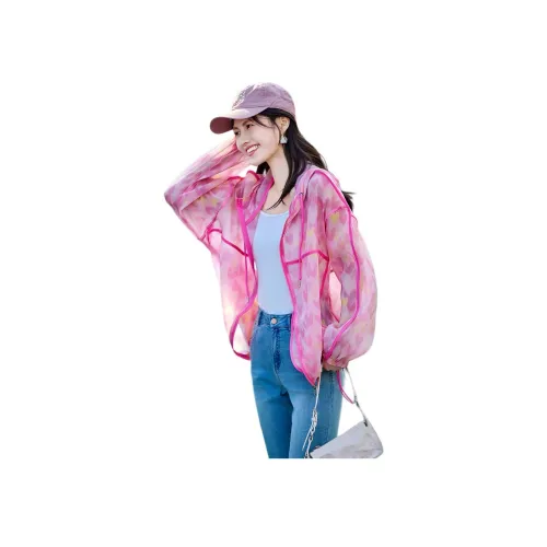 SHANGJING Розовый Красный Женский Куртки