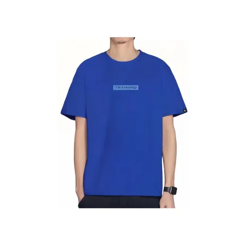 QIAODAN T-рубашка мужская привлекательная синяя