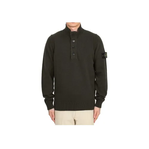 STONE ISLAND Зеленый Женский Трикотаж