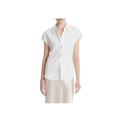 VINCE Белые Женские Рубашки