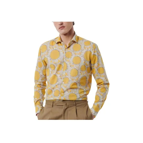 XACUS Желтые Мужские Рубашки