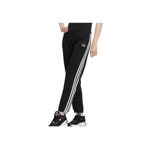 Adidas Черные Женские Спортивные Брюки