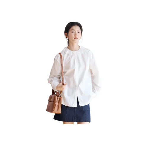 ZIMO Белые Женские Рубашки