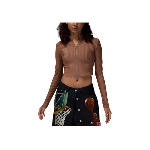 Jordan Кофейный Женский Топы