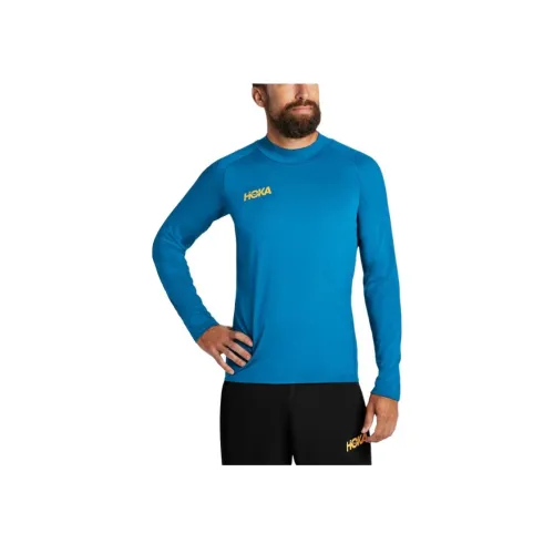 HOKA ONE ONE Мерино Мидлейер Тренировочная одежда Мужская Небесный Королева Синий