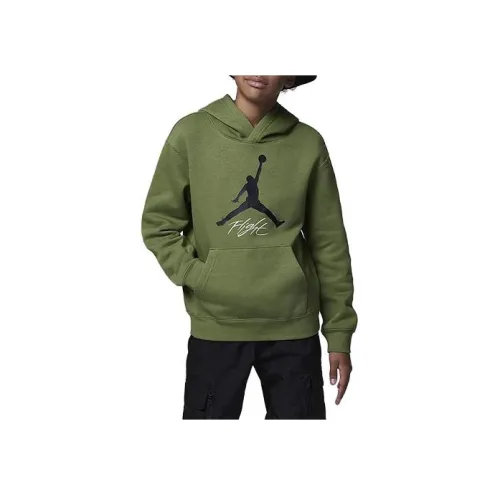 Jordan MJ Baseline Зеленый Kids Свитшоты