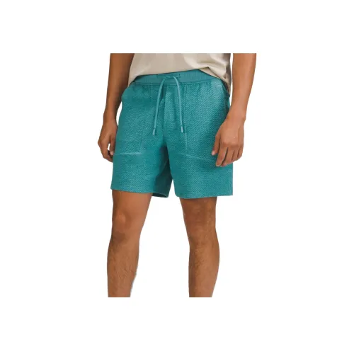 lululemon At Ease Повседневные шорты Мужские Смешанный цвет Emblem Черный