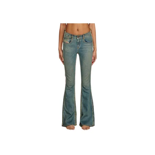 DIESEL Lee Co Branded Модель Темно-синий Женские Джинсы