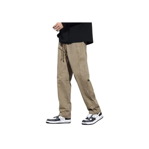 KPADB Весенний и Осенний Тонкий Свободный крой 100% хлопок Брюки Мужские