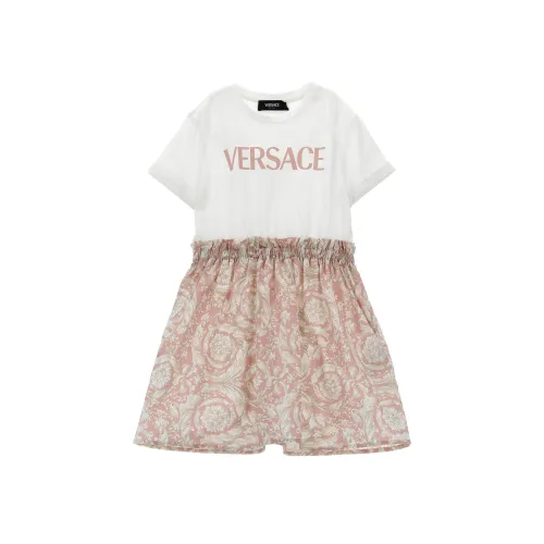 VERSACE Белые Платья для Детей